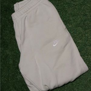 Cream Nike Joggers